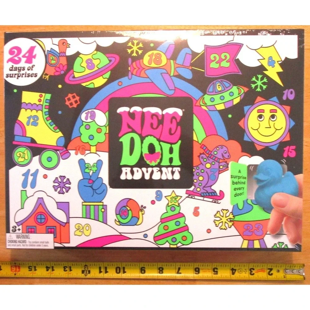 Nee Doh Holiday Advent Calendar 2026 Christmas Countdown 24 Surprises New Sealed